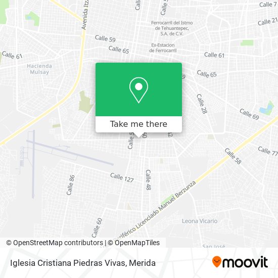 Iglesia Cristiana Piedras Vivas map