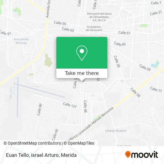 Euan Tello, israel Arturo map