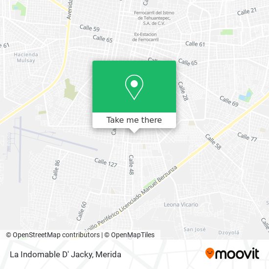 Mapa de La Indomable D' Jacky
