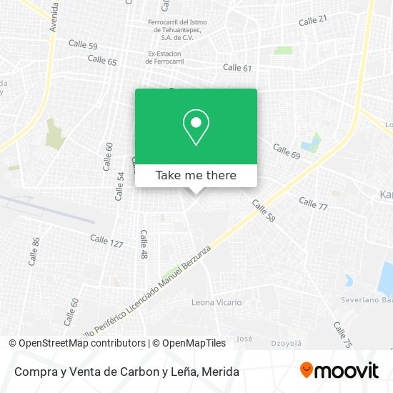 Compra y Venta de Carbon y Leña map