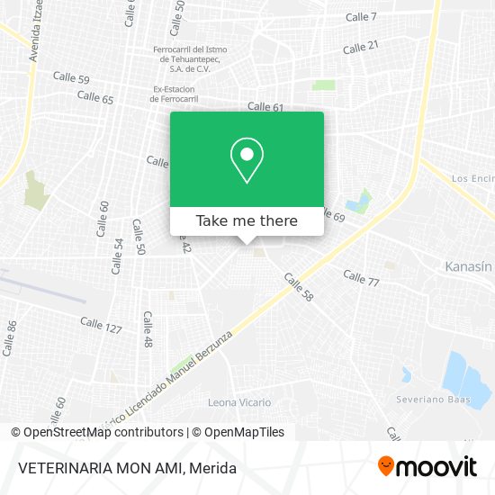 Mapa de VETERINARIA MON AMI