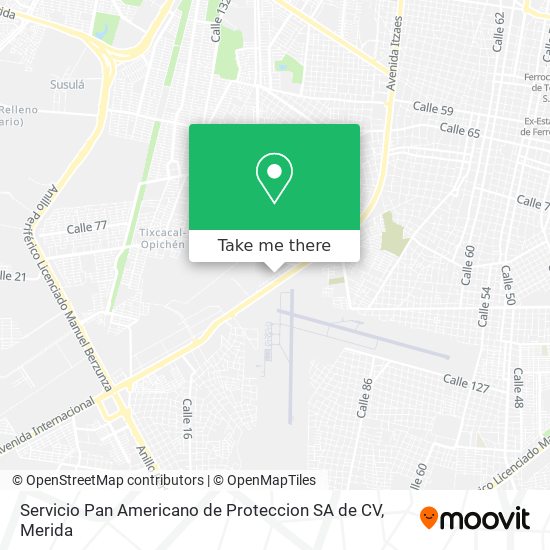 Servicio Pan Americano de Proteccion SA de CV map