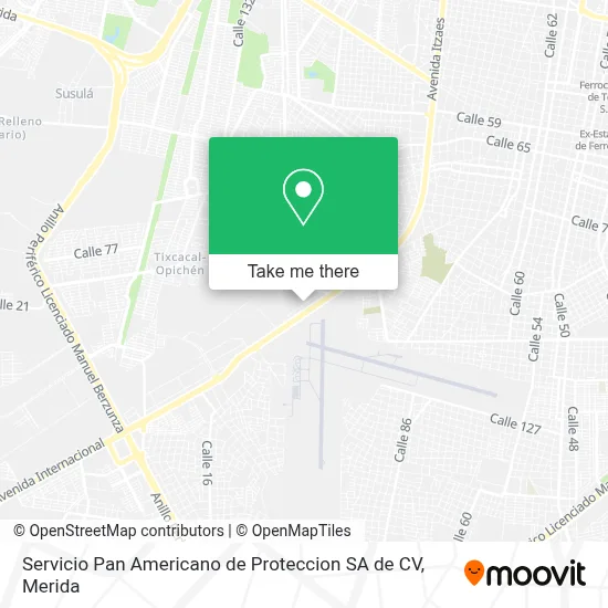 Servicio Pan Americano de Proteccion SA de CV map