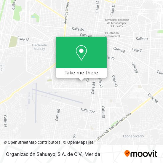 Mapa de Organización Sahuayo, S.A. de C.V.