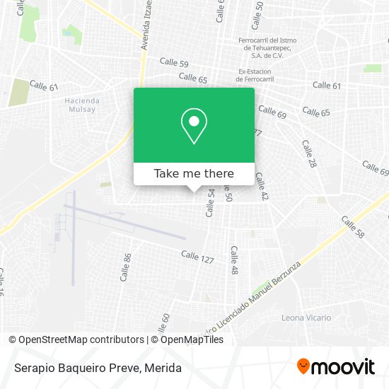 Mapa de Serapio Baqueiro Preve