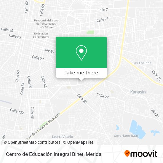 Centro de Educación Integral Binet map