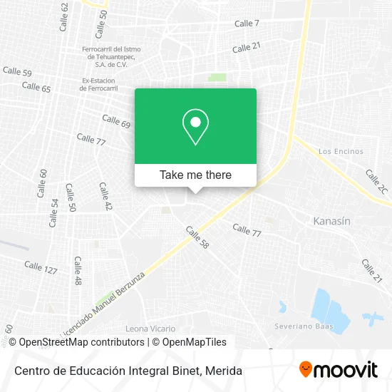 Centro de Educación Integral Binet map