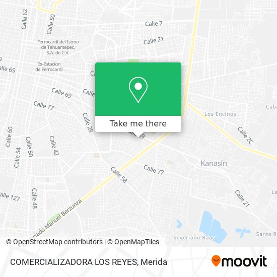 COMERCIALIZADORA LOS REYES map