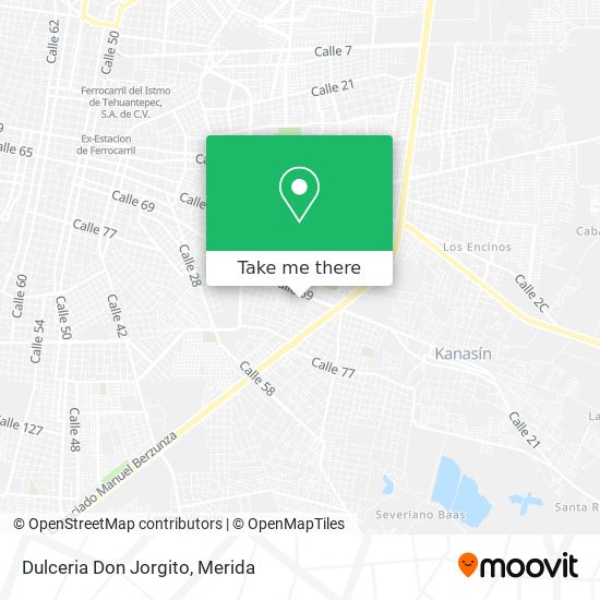 Mapa de Dulceria Don Jorgito