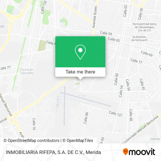 Mapa de INMOBILIARIA RIFEPA, S.A. DE C.V.