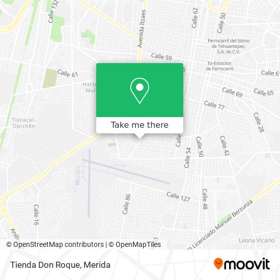 Mapa de Tienda Don Roque