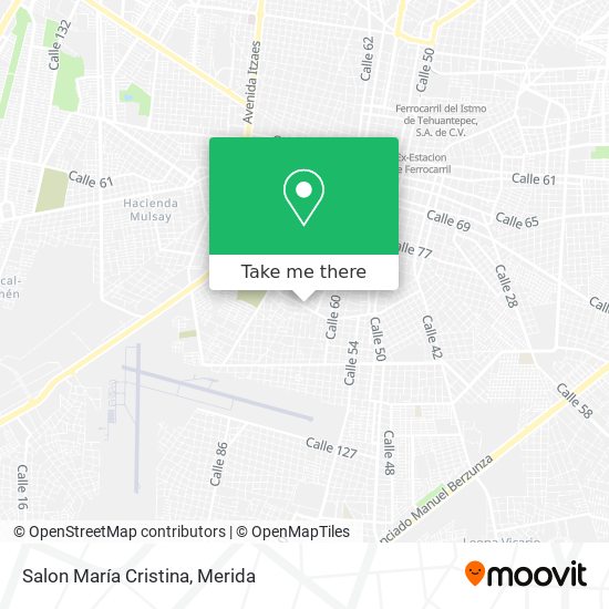 Mapa de Salon María Cristina