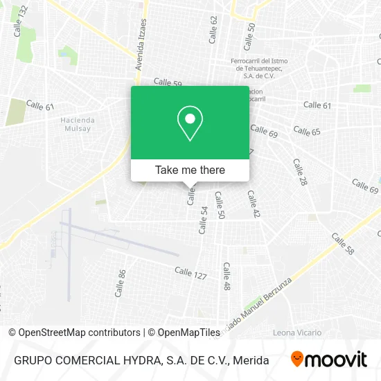 Mapa de GRUPO COMERCIAL HYDRA, S.A. DE C.V.