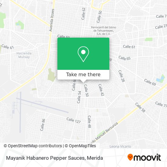 Mapa de Mayanik Habanero Pepper Sauces