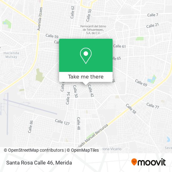 Mapa de Santa Rosa Calle 46