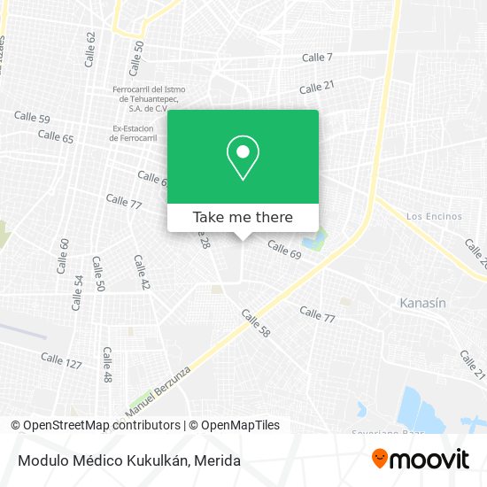 Modulo Médico Kukulkán map