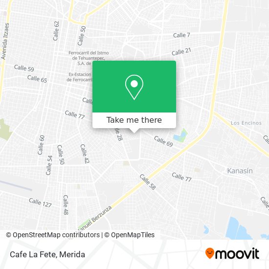 Cafe La Fete map