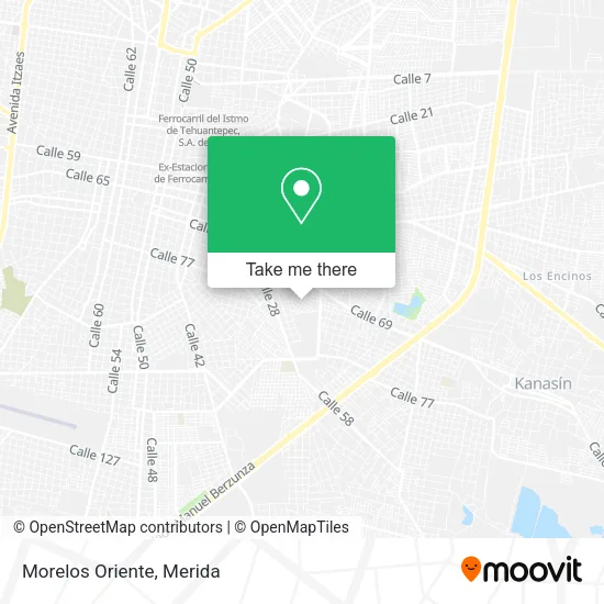 Mapa de Morelos Oriente