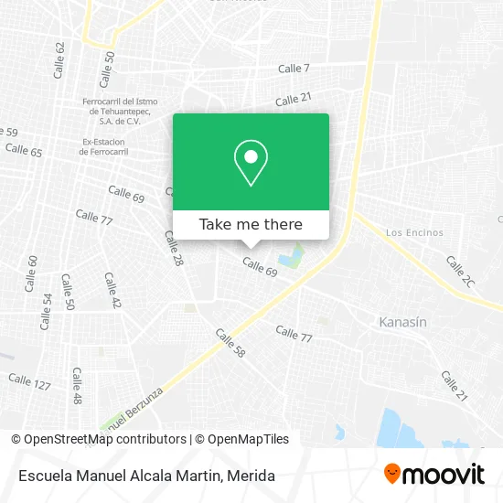 Escuela Manuel Alcala Martin map