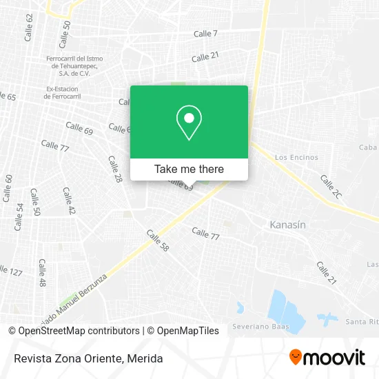 Mapa de Revista Zona Oriente
