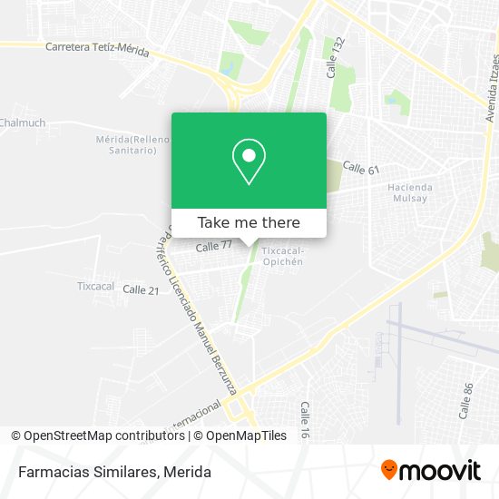 Mapa de Farmacias Similares