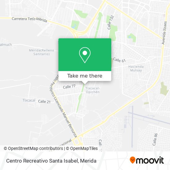 Centro Recreativo Santa Isabel map
