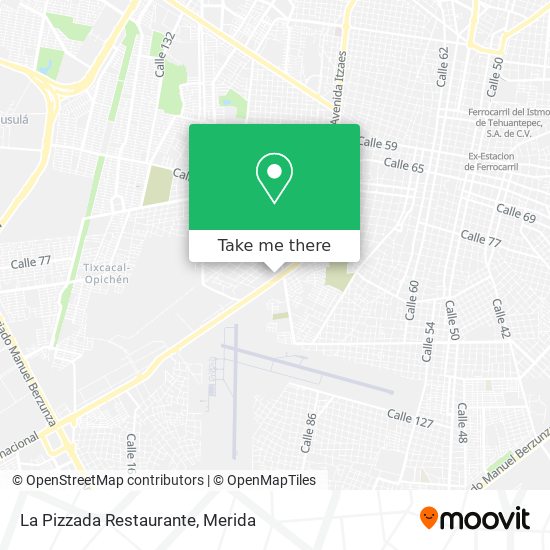 Mapa de La Pizzada Restaurante