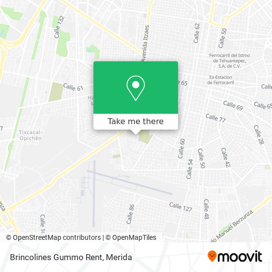 Mapa de Brincolines Gummo Rent