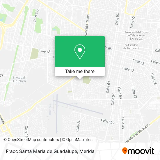 Mapa de Fracc Santa Maria de Guadalupe