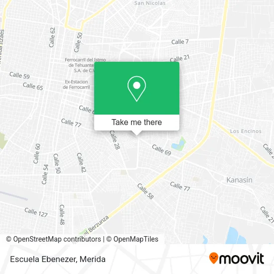 Mapa de Escuela Ebenezer