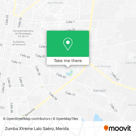 Zumba Xtreme Lalo Saénz map