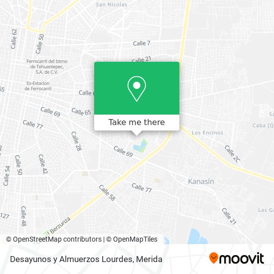 Desayunos y Almuerzos Lourdes map