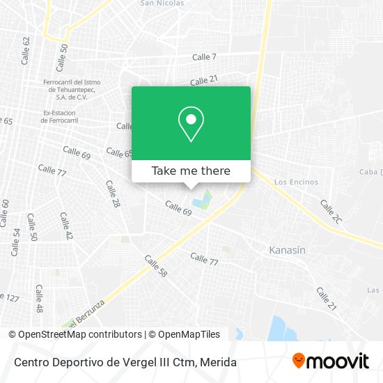 Centro Deportivo de Vergel III Ctm map