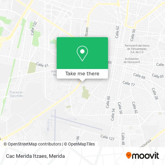Mapa de Cac Merida Itzaes
