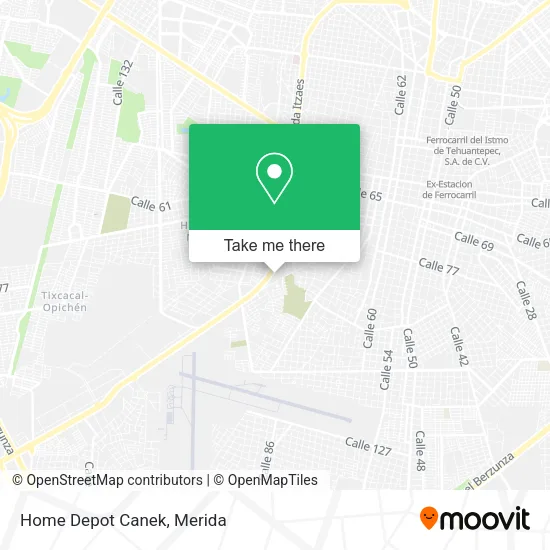 Mapa de Home Depot Canek