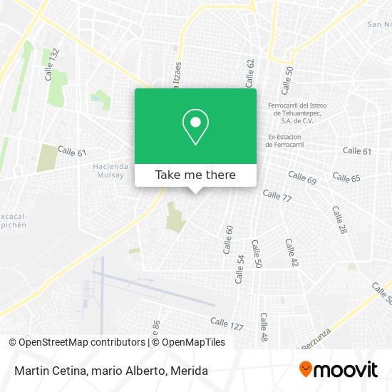 Mapa de Martin Cetina, mario Alberto