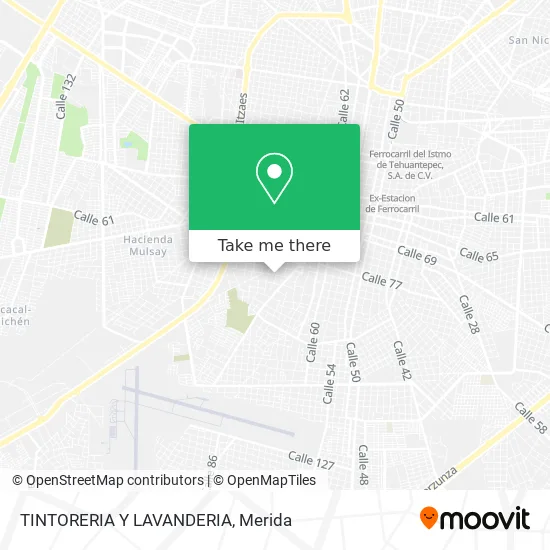 TINTORERIA Y LAVANDERIA map