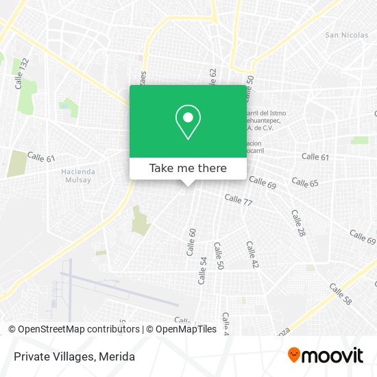 Mapa de Private Villages