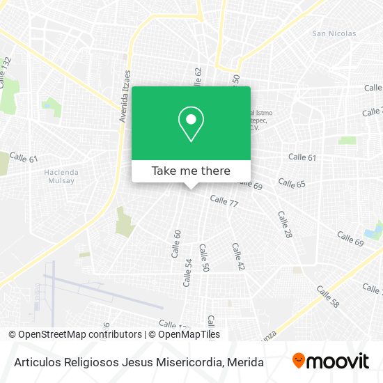 Mapa de Articulos Religiosos Jesus Misericordia
