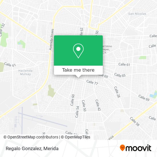 Mapa de Regalo Gonzalez
