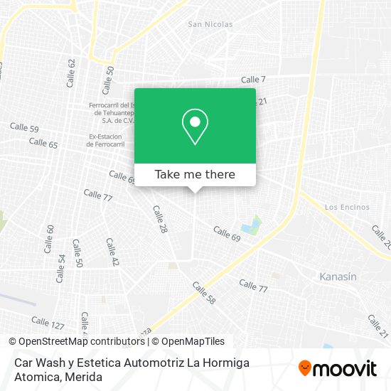 Car Wash y Estetica Automotriz La Hormiga Atomica map