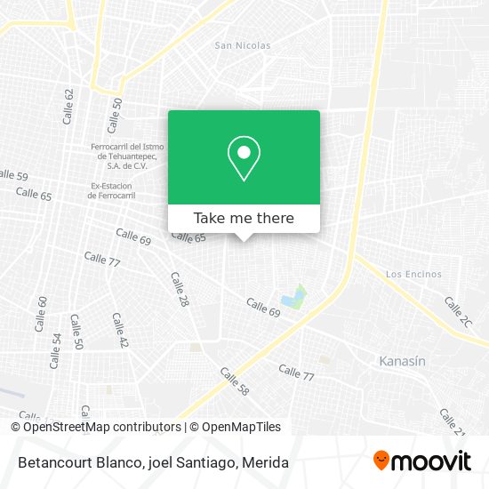 Betancourt Blanco, joel Santiago map