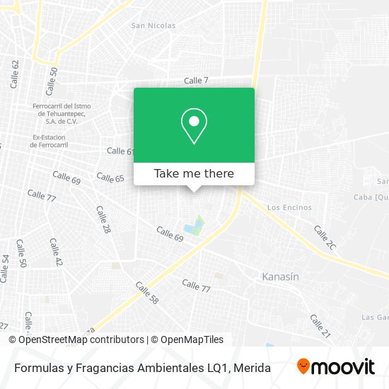 Formulas y Fragancias Ambientales LQ1 map