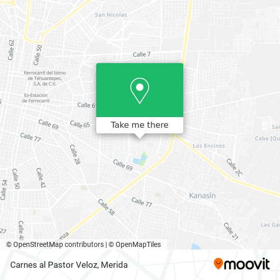 Carnes al Pastor Veloz map