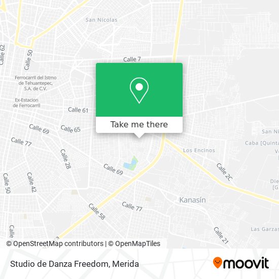 Studio de Danza Freedom map