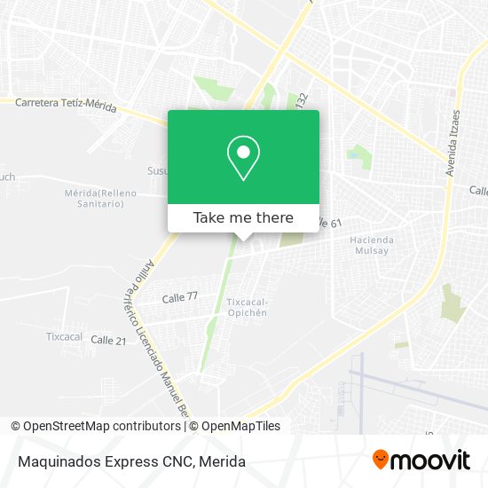 Mapa de Maquinados Express CNC