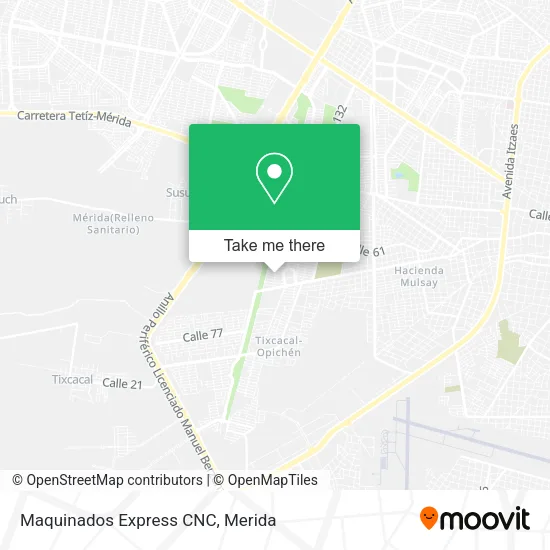 Maquinados Express CNC map