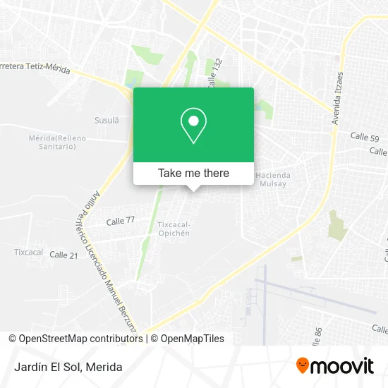 Jardín El Sol map