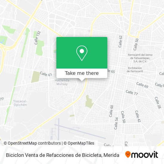 Biciclon Venta de Refacciones de Bicicleta map