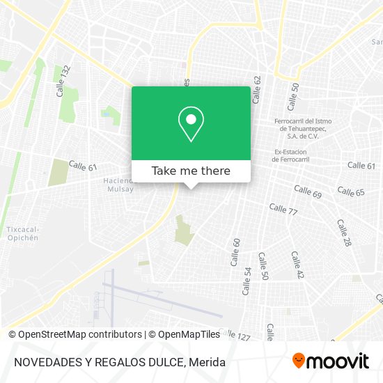 NOVEDADES Y REGALOS DULCE map